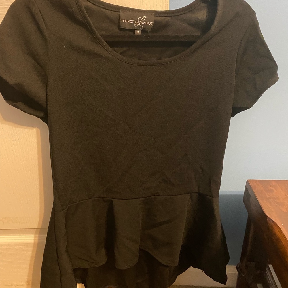 Lexington Avenue peplum shirt